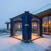 Аренда Шатер трансформер усиленный 3х4,5 в ресторане «Баран-Рапан» — ART SPACE