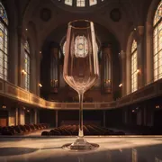 Аренда Бокал фаби розовый для шампанского в Зале органной и камерной музыки — ART SPACE