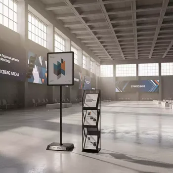 Аренда Указатели и буклетницы в Ледовом дворце «Айсберг» — ART SPACE
