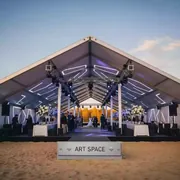 Аренда Шатер двускатный 15х35 м в пляжном комплексе VinoGrad — ART SPACE