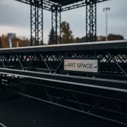 Аренда Сцена сборно разборная 6х8 с порталами на Сочи Автодроме — ART SPACE