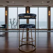Аренда Стул барный Муар на пляжных клубах Хосты — ART SPACE