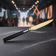 Аренда Нож столовый черно золотой Линкольн в Delta Sirius — ART SPACE