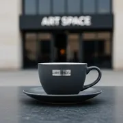 Аренда Чайная пара Porland 250 мл темно серая на Медальной площади — ART SPACE
