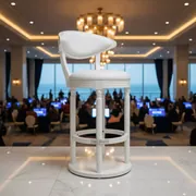 Аренда Стул барный Edisson белый в отеле Hyatt Regency Sochi — ART SPACE