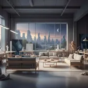 Аренда Комплект лаунж мебели деревянной Danubio в Alpha Sirius — ART SPACE