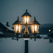 Аренда Фонарь уличный трехрожковый Алжир в Karat Resort — ART SPACE