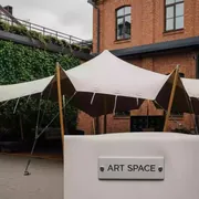 Аренда Тент стрейч натяжной 7х7 м в Boutique Hotel PORTUM 1905 — ART SPACE