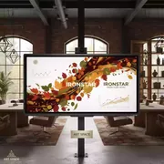 Аренда Комплект интерактивная доска IQBoard RPT087 20 проектор Infocus IN114BBST крепление WTH130 в Green Flow Hotel — ART SPACE