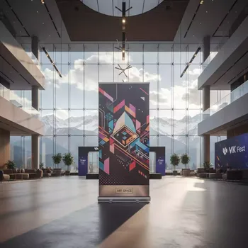 Аренда Стенд ролл ап тканевый Altec Promo односторонняя печать в Rixos Krasnaya Polyana — ART SPACE