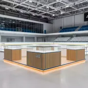 Аренда Торговый островок 3500х3500 мм в Керлинговом центре «Ледяной куб» — ART SPACE