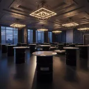 Аренда Столы бочки черные со столешницей в санатории «Металлург» — ART SPACE