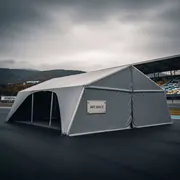 Аренда Шатер Кайт выставочный 8х12 со стенками на Сочи Автодроме — ART SPACE