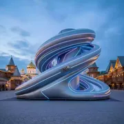 Аренда Горки надувные для детей в этно-парке «Моя Россия» — ART SPACE