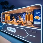 Аренда Станция корейские корн доги в пляжном клубе Del Mar — ART SPACE