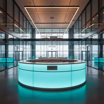 Аренда Стойка круглая светящаяся в Radisson Blu Resort & Congress Centre — ART SPACE