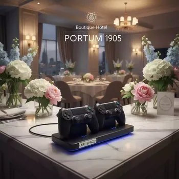 Аренда Устройство зарядное для джойстиков PlayStation 4 в Boutique Hotel PORTUM 1905 — ART SPACE