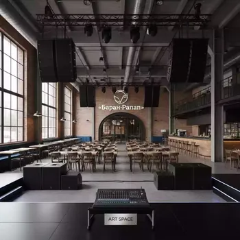 Аренда Звук 20 кВт в ресторане «Баран-Рапан» — ART SPACE