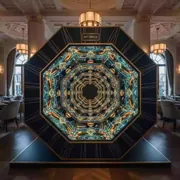 Аренда Фотозона калейдоскоп на свадьбу в ресторане «Sanremo» — ART SPACE