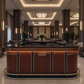 Аренда Стойка барная удлиненная бочка в Mövenpick Hotel — ART SPACE