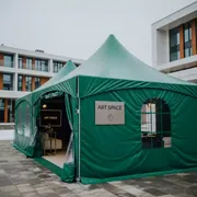 Аренда Шатер садовый AFM 1048H Green в Imeretinskiy Hotel — ART SPACE
