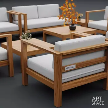 Аренда Комплект деревянной мебели Ravona KD lounge 2 в VK Stadium Sirius — ART SPACE
