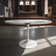 Аренда Стол белый Tulip в Зале органной и камерной музыки — ART SPACE
