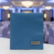 Аренда Салфетка голубая 45х45 см в Radisson Blu Resort & Congress Centre — ART SPACE