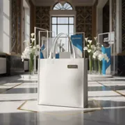 Аренда Шоппер Грета белый 350х400 мм в санатории «Русь» — ART SPACE