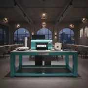 Аренда Столика для печати на рукавах Epson SureColor SC F2100 в ресторане «D.O.M» — ART SPACE