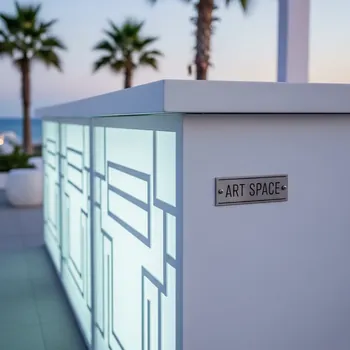 Аренда Стойка пластиковая барная Cordiale Corner Standard в Bridge Resort — ART SPACE