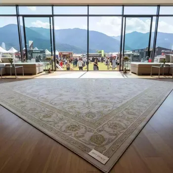 Аренда Ковер индийский из эвкалиптового шёлка Salone Di Milano MLT в Skypark Sochi — ART SPACE