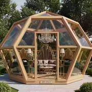 Аренда Шатер прозрачный деревянный Wood 6 в санатории «Заполярье» — ART SPACE