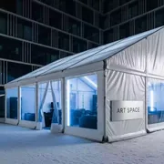 Аренда Тент шатер Green Glade 3006 6х8х3,12 м полиэстер в Mercure Сочи Центр — ART SPACE