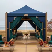 Аренда Бунгало шатер с лежаками Storm в пляжном клубе Del Mar — ART SPACE