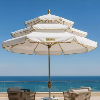 Аренда Зонт пляжный профессиональный Pagoda 2,2 м в отеле Radisson Lazurnaya — ART SPACE