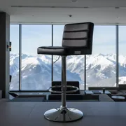Аренда Стул барный Крюгер без подлокотников черный на площадке Rosa Peak (2320м) — ART SPACE