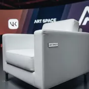 Аренда Стул Агно белая экокожа в Karat Resort — ART SPACE