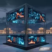 Аренда Светодиодные экраны кубы на Имеретинской набережной — ART SPACE
