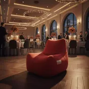 Аренда Кресло мешок Bean bag mini красное в ОКЦ «Галактика» — ART SPACE
