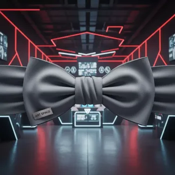 Аренда Накидка бант серая 80х150 см в Red Arena — ART SPACE