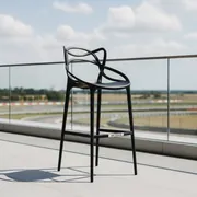 Аренда Стул барный черный masters на Сочи Автодроме — ART SPACE