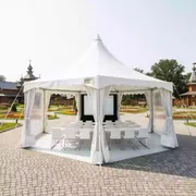 Аренда Пагода "Лондон" 5х10 м мягкие стенки в этно-парке «Моя Россия» — ART SPACE
