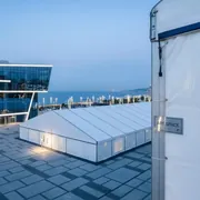 Аренда Шатер классический шириной 25 м в Radisson Collection Paradise — ART SPACE