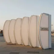 Аренда Стенд Isoframe Wave из 8 модулей Maxi в отеле Radisson Lazurnaya — ART SPACE