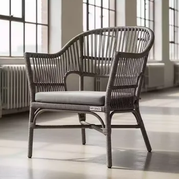 Аренда Кресло из искусственного ротанга YH C1230W grey в лофте «Студия 21» — ART SPACE