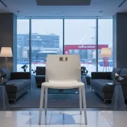Аренда Кресло пластиковое Loft белое в Boutique Hotel PORTUM 1905 — ART SPACE