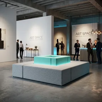 Аренда модульного дивана Block Mint в Сочи — заказать в ART SPACE