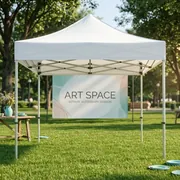 Аренда белого шатра 3х3 в Сочи для мероприятий | ART SPACE