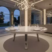 Аренда Стол Лидер 3 белый D 1200 в Rodina Grand Hotel & SPA — ART SPACE